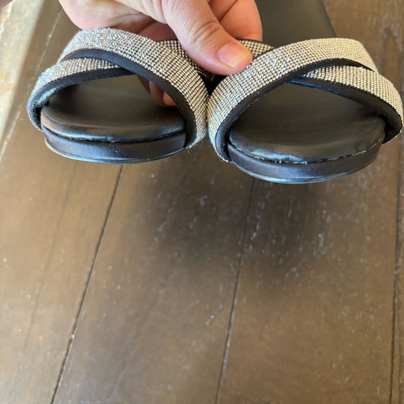 Naturalizer Lizbeth 2 Ankle Strap Dress Sandals Rhinestone Satin Size 8 - Picture 7 of 12